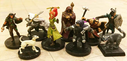 Skokie D&D full characters (dungeons and dragons minis)