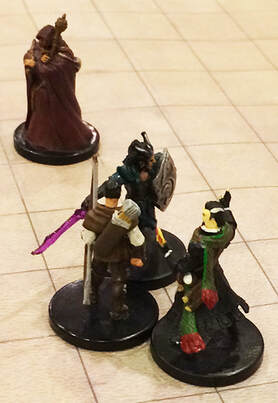 Lupin talks with the Thieves Guild (D&D minis)