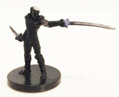 Zygote the Drow Swordsman (Dungeons and Dragons mini)